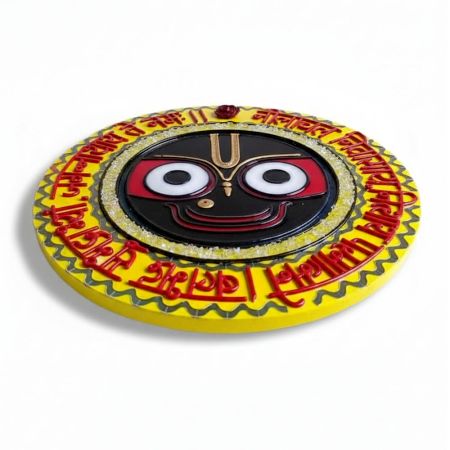 Handcrafted Jagannath Resin Art Wall Hanging